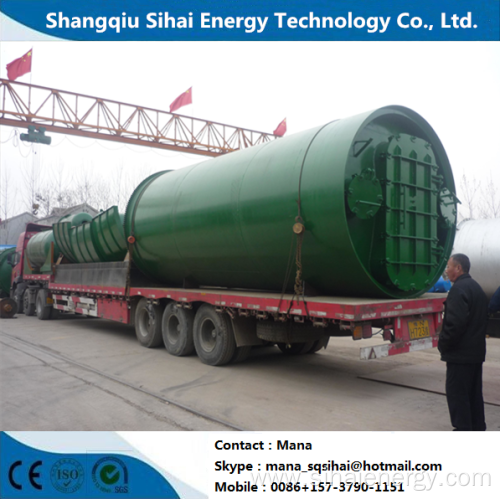 Waste Rubbe/Tyre/Plastic Pyrolysis Equipment